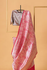 Raani Silk Jacquard Sari 11