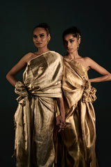 Dull Silver Silk Kanjivaram Sari
