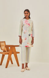 Chanderi Printed Co-ord Set