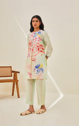 Chanderi Printed Co-ord Set
