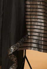 Black Banarasi Silk Suit Set 36