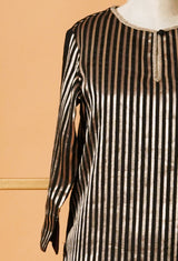 Black Banarasi Kurta with Pants 37