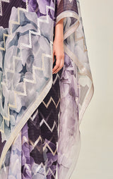 Handwoven Zari Organza Sari with print