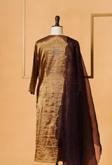 Tissue Hand Embroidered Suit Set