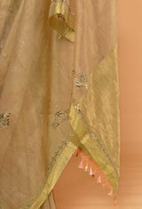 Gota Patti Cotton Tissue Sari