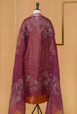 Tissue Hand embroiderd Suit Set 45