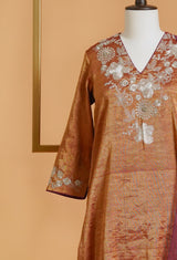 Tissue Hand embroiderd Suit Set 45