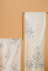 Blue Unstitched Handpainted Suit Set 52