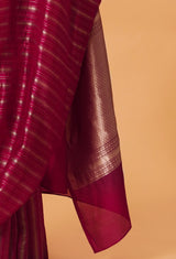 Rani Banarasi Kora Silk Sari 6