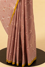 Soft Pink Banarasi Silk Sari