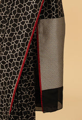 Black Banarasi Silk Sari