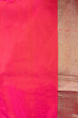 Rani Pink Silk Banarasi Sari