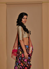 Multi Meena Banarasi Sari