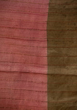 Pink Tassar Handpainted Sari, from our collection Kalam