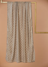 Grey Mal Chanderi Embroidered Dupatta