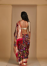 Multi Meena Banarasi Sari