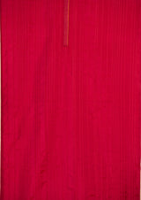 Fuschia Silk Unstitched Suit Set with Chanderi Jaamdani Dupatta