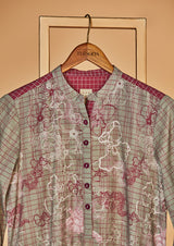 Cotton Printed Kurta with Palazzo