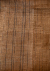 Natural Tassar Silk Printed Sari