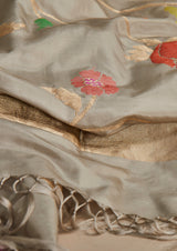 Multi Banarasi Meena Sari