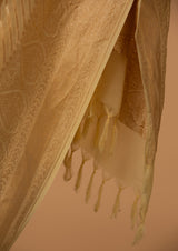 Off White Banarasi Khaddi Georgette