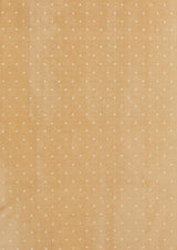 Beige Banarasi Silk Unstitched Suit set