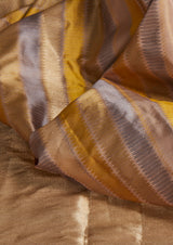 Yellow Banarasi Jacquard Sari