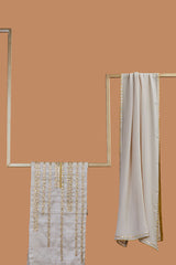 Tassar Silk, Gota Patti Unstitched Suit set