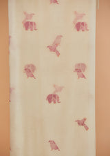 Pink Chanderi Unstitched Suit Set  Print & Embroidery from our collection "Lakeerein"