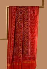 Maroon Silk Patola Dupatta