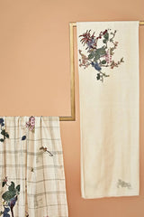 Off White Chanderi Unstitched Suit Set with Hand Embroidery