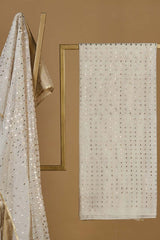 Cotton Chanderi Gota Patti Unstitched Suit set