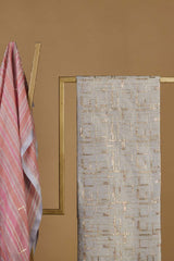 Chanderi Cotton, Gota Patti Unstitched Suit set