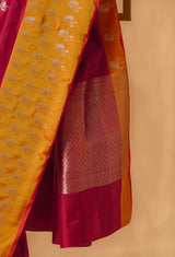 Red-Raani Handwoven Banarasi Silk Sari 12