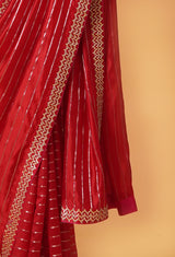 Red-Raani Gota Patti Silk Sari 26