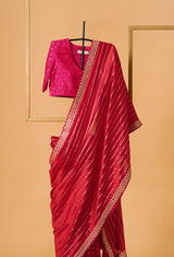 Red-Raani Gota Patti Silk Sari 26