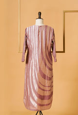 Powder Pink Chanderi Kurta with Pants 39