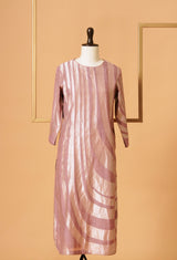 Powder Pink Chanderi Kurta with Pants 39