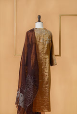 Tissue Hand embroidered Suit set
