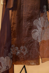 Tissue Hand embroidered Suit set