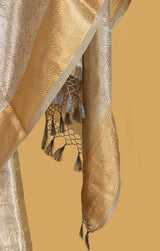 Gold Silver Tissue Banarasi Sari