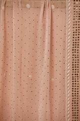 Pastel Pink Cotton Tissue Lukhnowi Unstitched Suit Set